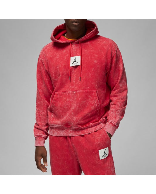 ESSENTIALS WASHED FLEECE HOODIE