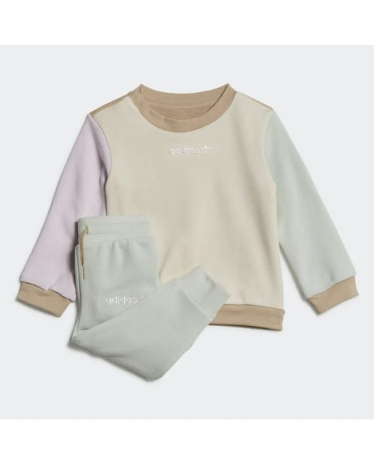 COLORBLOCK CREW SWEATSHIRT SET