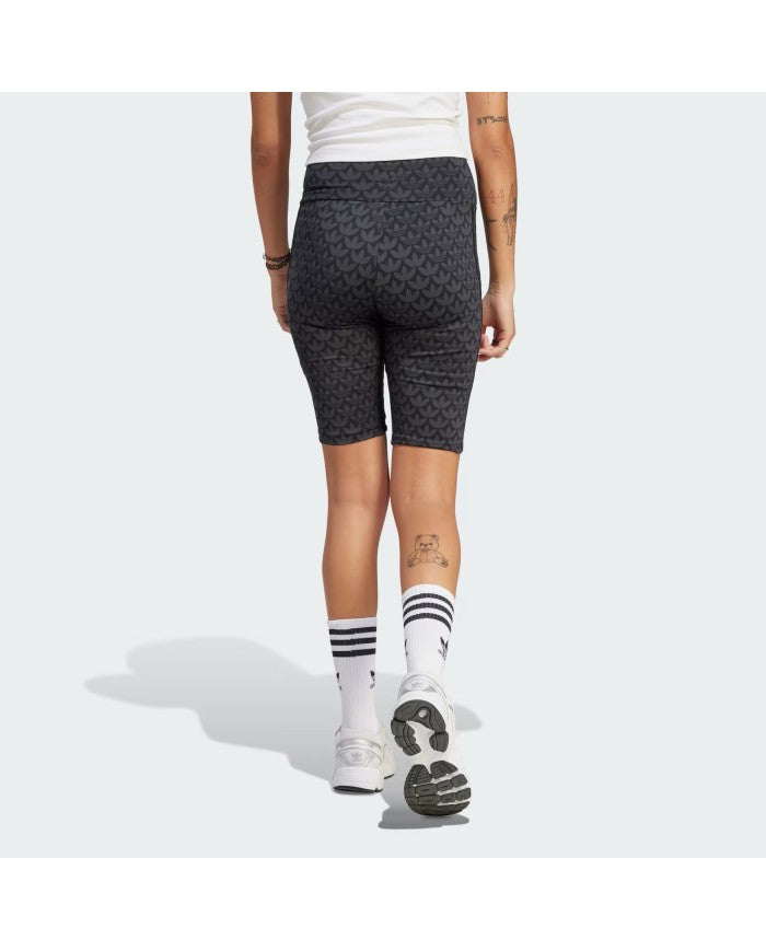 TREFOIL MONOGRAM BIKER SHORTS