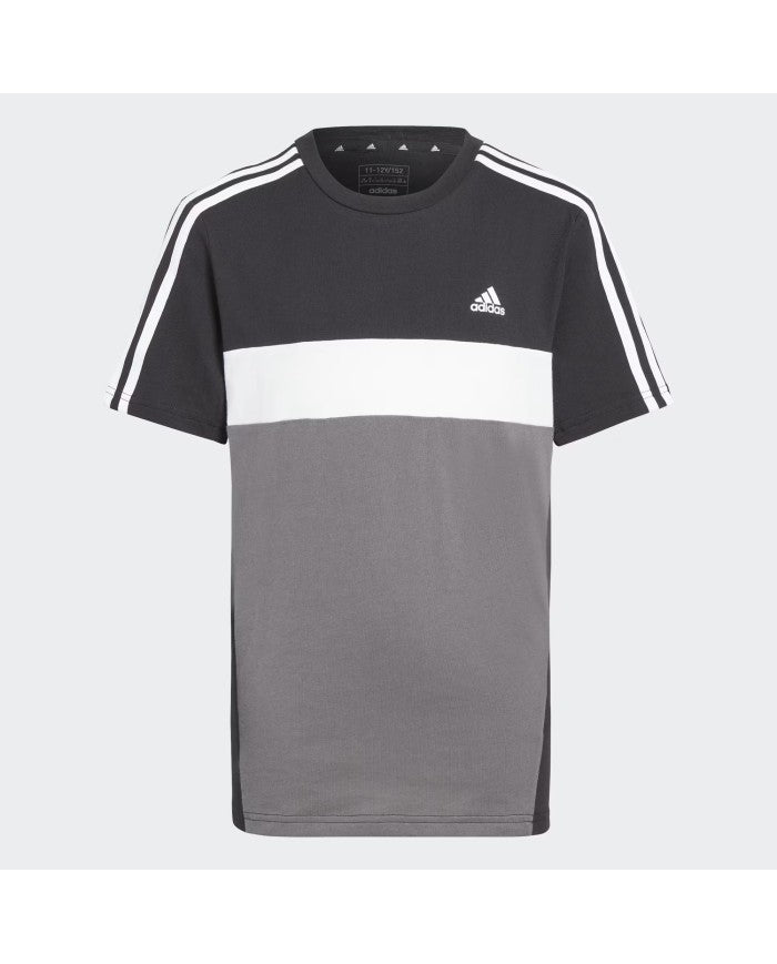 TIBERIO 3-STRIPES COLORBLOCK COTTON JR TEE