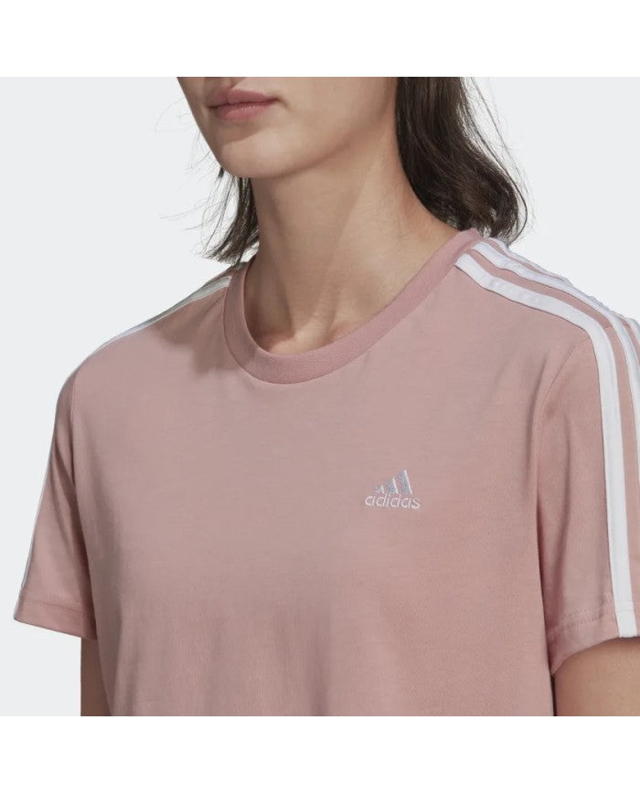 LOOSE 3-STRIPES CROPPED TEE