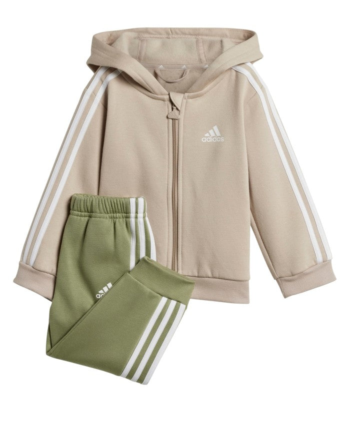 3-STRIPES FULL ZIP FLEECE JOGGER SET INFANT